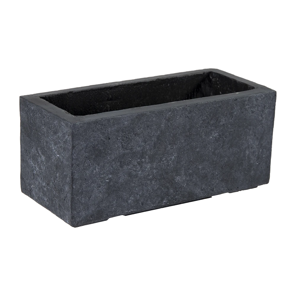 Plantenbak Arizona Balkon - L40 X B17.2 X H17.2cm - Donkergrijs 3 Plantenbak Arizona Balkon - L40 X B17.2 X H17.2cm - Donkergrijs