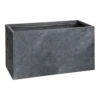 Plantenbak Arizona Biguhi - L60 X B21 X H35cm - Donkergrijs -Natur Bloemen Winkel arizona biguhi graphite l60w21h35 plantenbak 1
