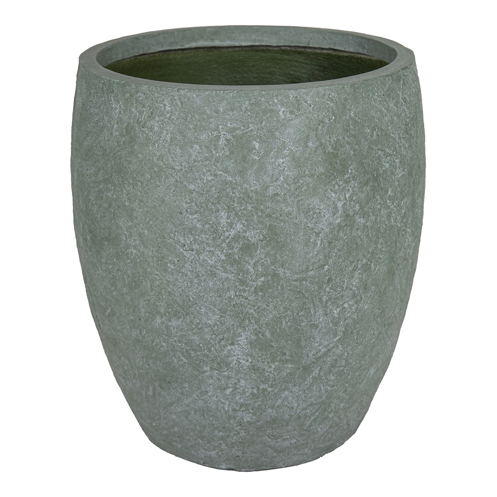 Bloempot Arizona BulletHigh Cypress Wash - D34 X H38cm - Groen 3 Bloempot Arizona BulletHigh Cypress Wash - D34 X H38cm - Groen