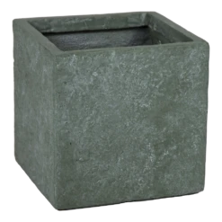 Plantenbak Arizona Cubi Cypress Wash - L28 X B28 X H28cm - Groen