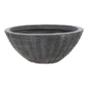 Plantenschaal Arkansas - D55 X H24cm - Donkergrijs -Natur Bloemen Winkel arkansas bowl low graphite d55h24 plantenschaal 1
