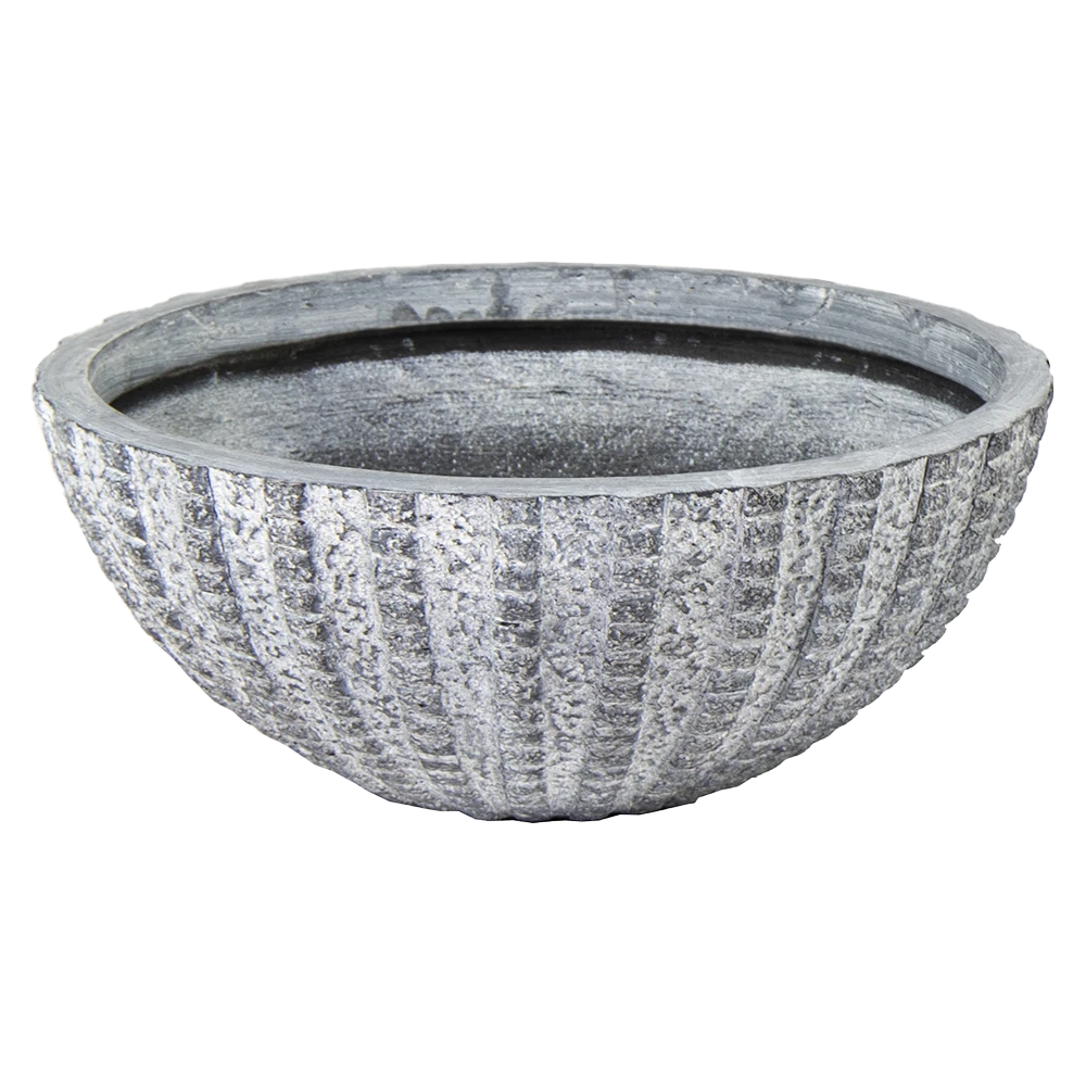 Plantenschaal Arkansas - D45 X H20cm - Lichtgrijs 3 Plantenschaal Arkansas - D45 X H20cm - Lichtgrijs