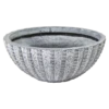Plantenschaal Arkansas - D55 X H24cm - Lichtgrijs -Natur Bloemen Winkel arkansas bowl low washed grey d55h24 bloempot 1 5