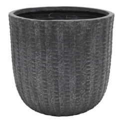 Bloempot Arkansas Egg - D39 X H38cm - Donkergrijs