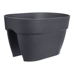 Elho Balkonbak Vibia Campana Bridge 40cm - Antraciet -Natur Bloemen Winkel balkonbak vibia campana bridge 40cm antraciet balkonbak antraciet 2 1