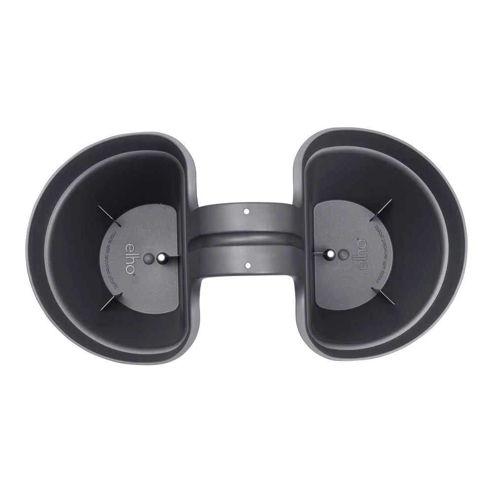 Elho Balkonbak Vibia Campana Twin 21cm - Antraciet 6 Elho Balkonbak Vibia Campana Twin 21cm - Antraciet - Afbeelding 4