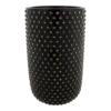 Bloempot Bolino Hoog - D18 X H29cm - Shiny Black -Natur Bloemen Winkel bloempot bolino hoog d18 x h29cm shiny black bloempot 1