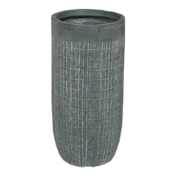 Bloempot Bryan Hoog - D43 X H78cm - Grijs