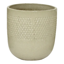 Bloempot Collin - D48 X H50cm - Creme
