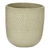 Bloempot Collin - D38 X H40cm - Creme -Natur Bloemen Winkel bloempot collin creme bloempot 1