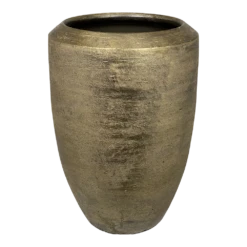 Bloempot Kos Hoog - D23 X H35cm - Goud