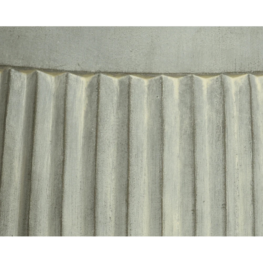 Bloempot Laura - D32 X H32cm - Grijs 5 Bloempot Laura - D32 X H32cm - Grijs - Afbeelding 3