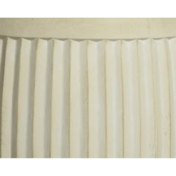 Bloempot Laura - D32 X H32cm - Off White -Natur Bloemen Winkel bloempot laura off white bloempot 3