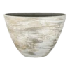 Bloempot Miami Ovaal - L39 X D20 X H31cm - Grijs -Natur Bloemen Winkel bloempot miami ovaal l39xd20xh31cm grijs bloempot 1