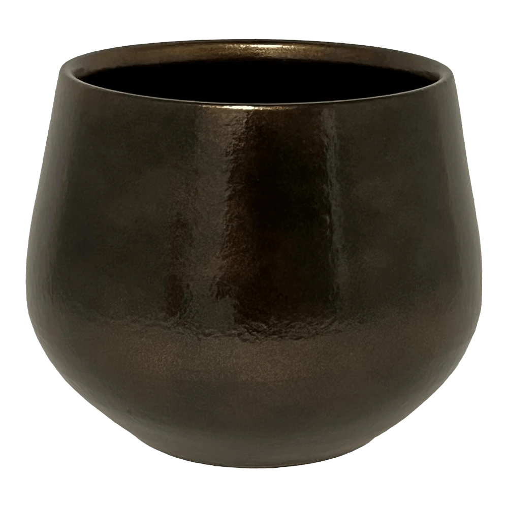 Bloempot Petra - D19 X H16cm - Koper 3 Bloempot Petra - D19 X H16cm - Koper