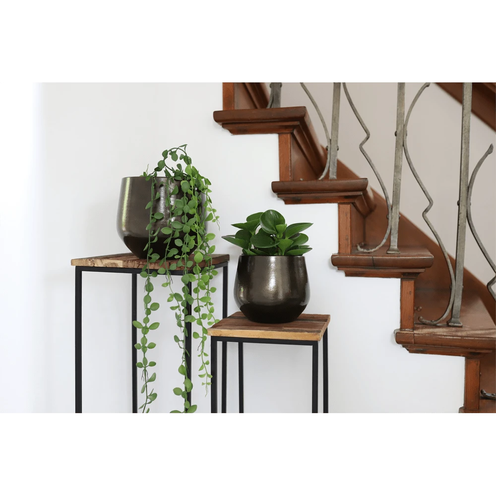 Bloempot Petra - D19 X H16cm - Koper 4 Bloempot Petra - D19 X H16cm - Koper - Afbeelding 2