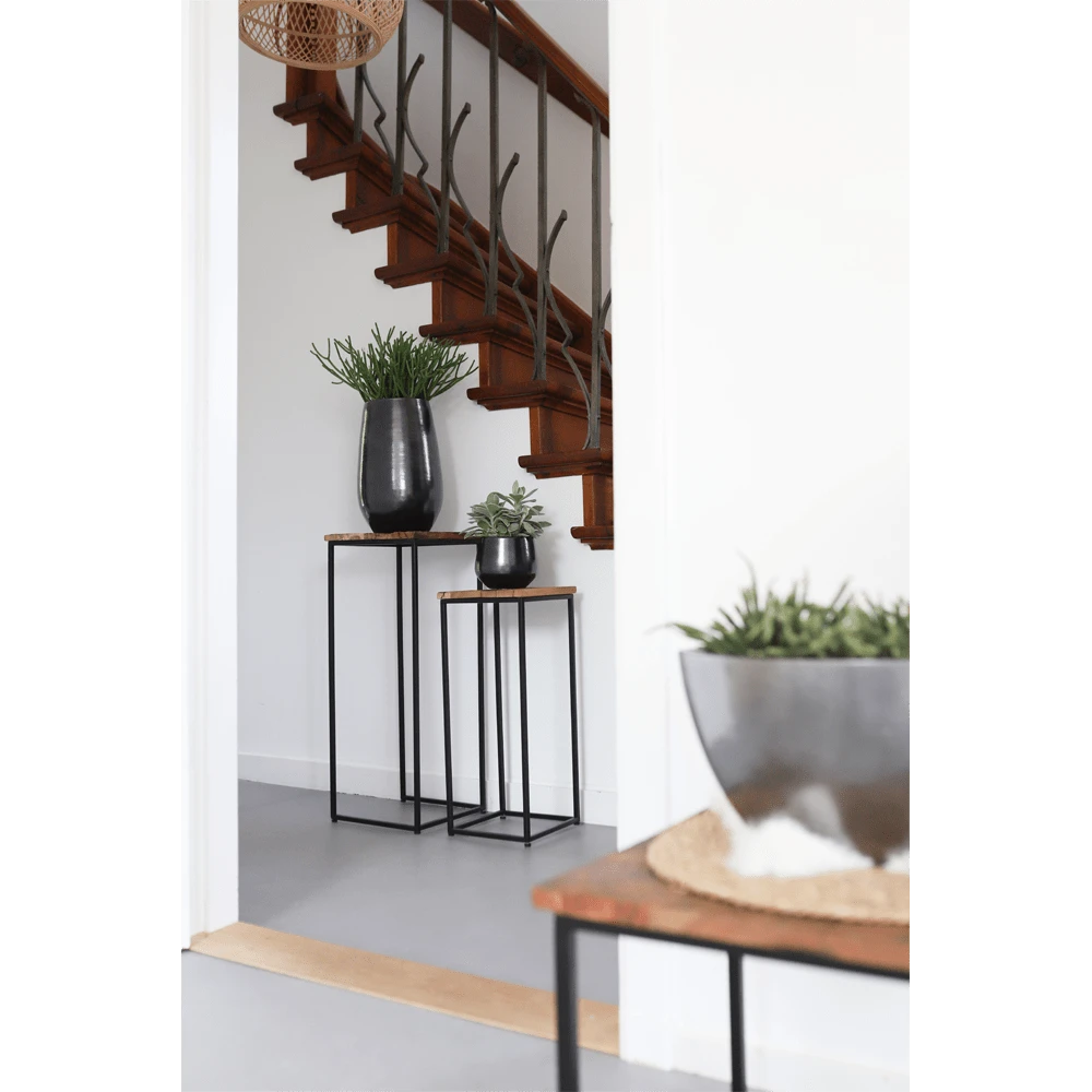 Bloempot Petra - D27 X H24cm - Platinum 4 Bloempot Petra - D27 X H24cm - Platinum - Afbeelding 2