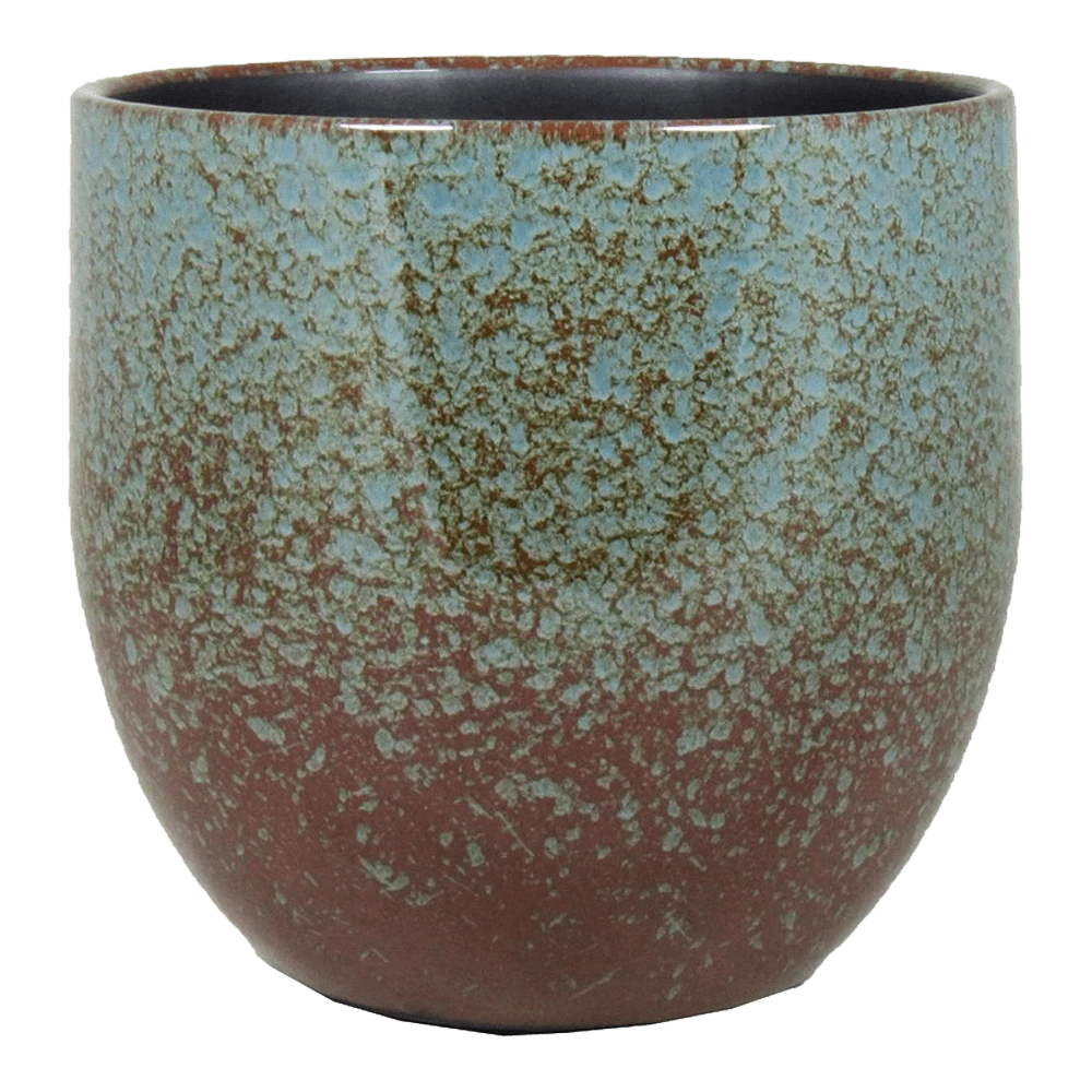 Bloempot Sepp - D17 X H16cm - Blauw 3 Bloempot Sepp - D17 X H16cm - Blauw