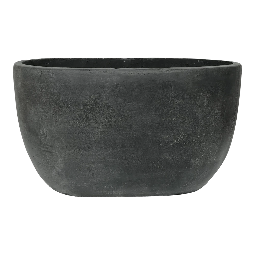 Bloempot Shanon Ovaal - L45 X B18 X H26cm - Load Grey 3 Bloempot Shanon Ovaal - L45 X B18 X H26cm - Load Grey