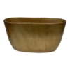 Bloempot Shanon Ovaal - L45 X B18 X H26cm - Mat Goud 2 Bloempot Shanon Ovaal - L45 X B18 X H26cm - Mat Goud -Natur Bloemen Winkel bloempot shanon ovaal l45 x b18 x h26cm mat goud bloempot 1 2