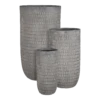 Bloempot Tallinn - D34 X H63,5cm - Zwart-grijs 1 Bloempot Tallinn - D34 X H63,5cm - Zwart-grijs -Natur Bloemen Winkel bloempot tallinn hoog zwart grijs bloempot 1