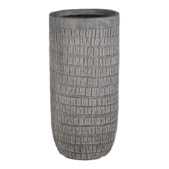 Bloempot Tallinn - D34 X H63,5cm - Zwart-grijs 5 Bloempot Tallinn - D34 X H63,5cm - Zwart-grijs -Natur Bloemen Winkel bloempot tallinn hoog zwart grijs bloempot 1 1