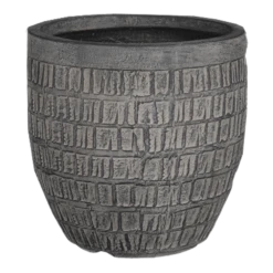 Bloempot Tallinn - D44,5 X H44cm - Zwart-grijs 5 Bloempot Tallinn - D44,5 X H44cm - Zwart-grijs -Natur Bloemen Winkel bloempot tallinn zwart grijs bloempot 1 1 1