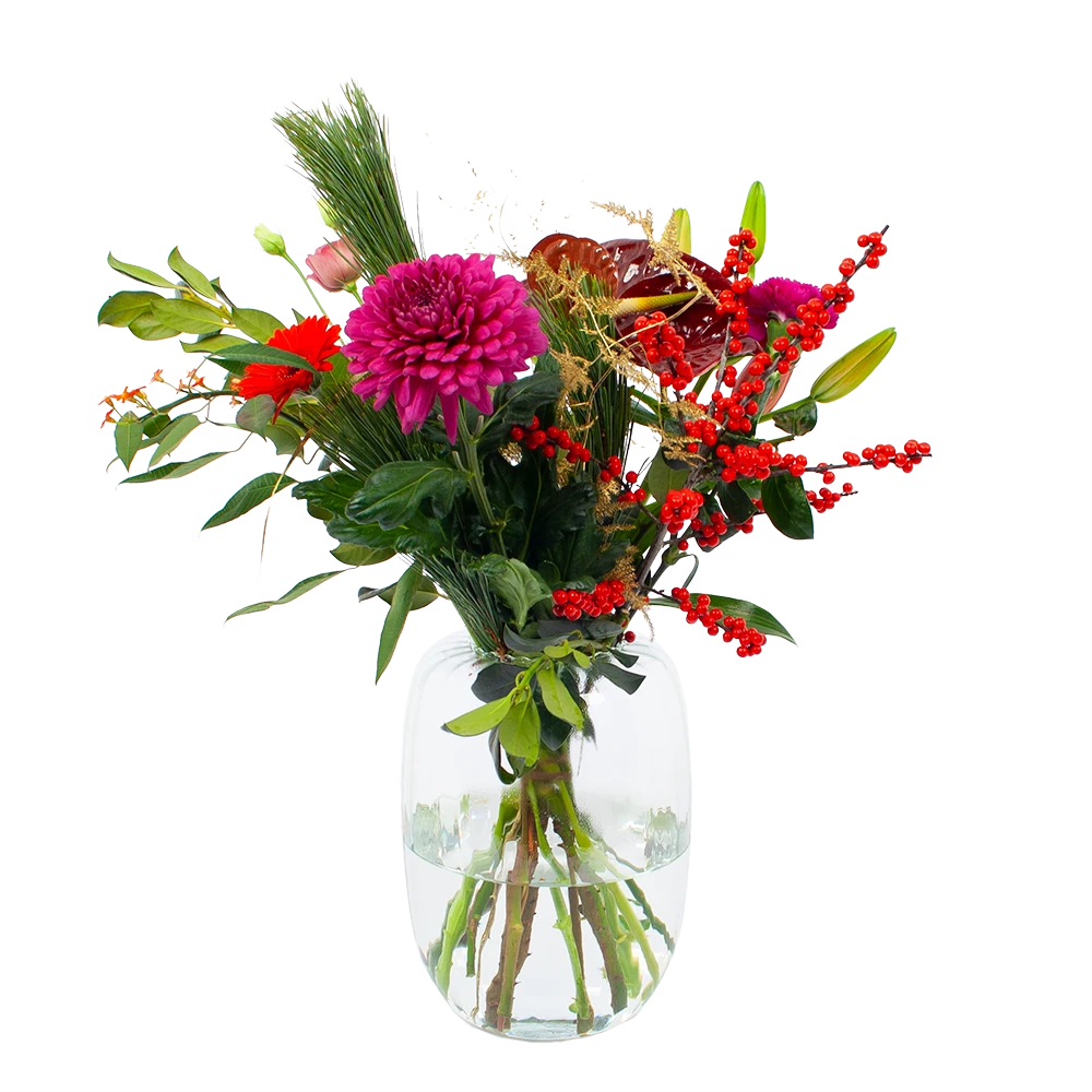 Boeket Liefdevolle Kerst Groot 3 Boeket Liefdevolle Kerst Groot