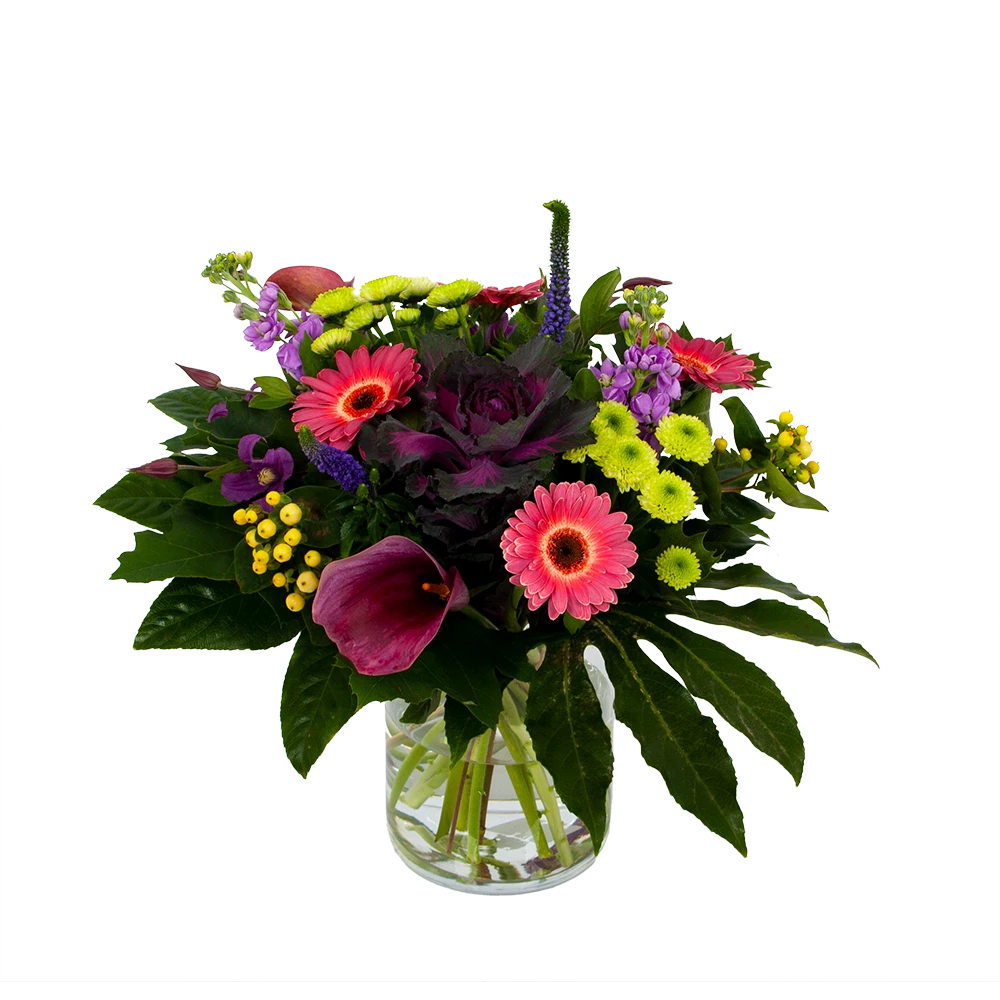 Boeket Purple Middel 3 Boeket Purple Middel