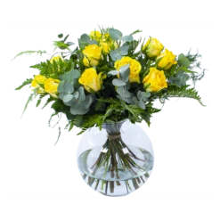 Boeket Rosa Geel Klein