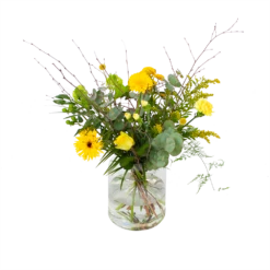 Boeket Vrolijk Geel Groot