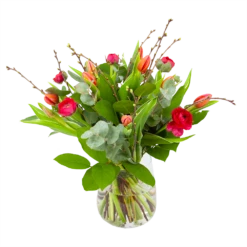 Boeket Vrolijk Roze Klein