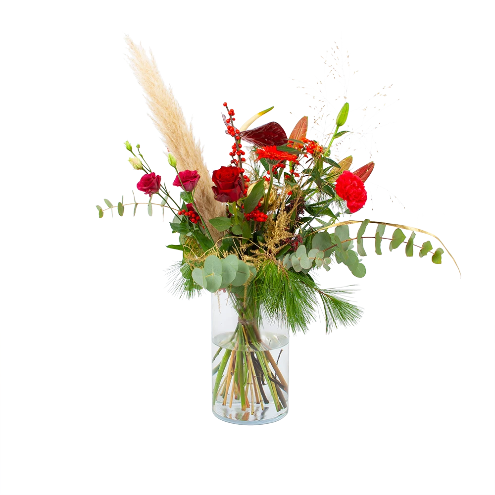 Boeket Winterse Pluim Klein 3 Boeket Winterse Pluim Klein