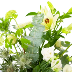Boeket Wit Gebaar Middel -Natur Bloemen Winkel boeket wit gebaar boeketten 3