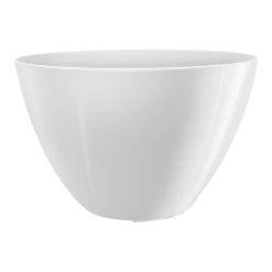 Bloempot Elho Brussels Diamond Ovaal Hoog 36cm - Wit