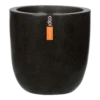 Capi Bloempot Bol Lux Terrazo - D35 X H34cm - Zwart 2 Capi Bloempot Bol Lux Terrazo - D35 X H34cm - Zwart -Natur Bloemen Winkel capi lux terrazzo hoge pot fit zwart bloempot 1 4