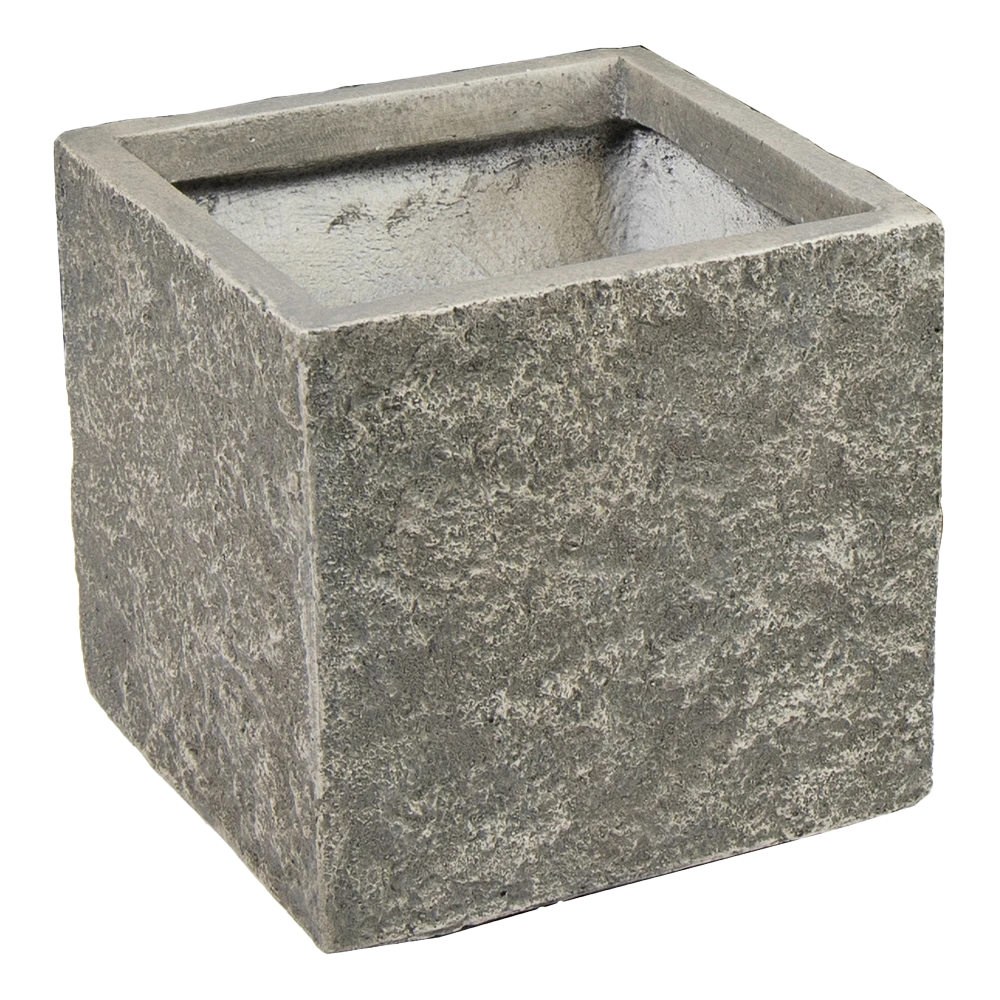 Plantenbak Colorado Cubi - L44 X B44 X H38cm - Grijs 3 Plantenbak Colorado Cubi - L44 X B44 X H38cm - Grijs