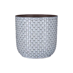 Bloempot Daan - D21.5 X H20.5cm - Blauw