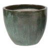 Bloempot Glazed Egg - D48 X H41cm - Groen -Natur Bloemen Winkel glazed egg pot moss green d48h41 bloempot groen 1 6