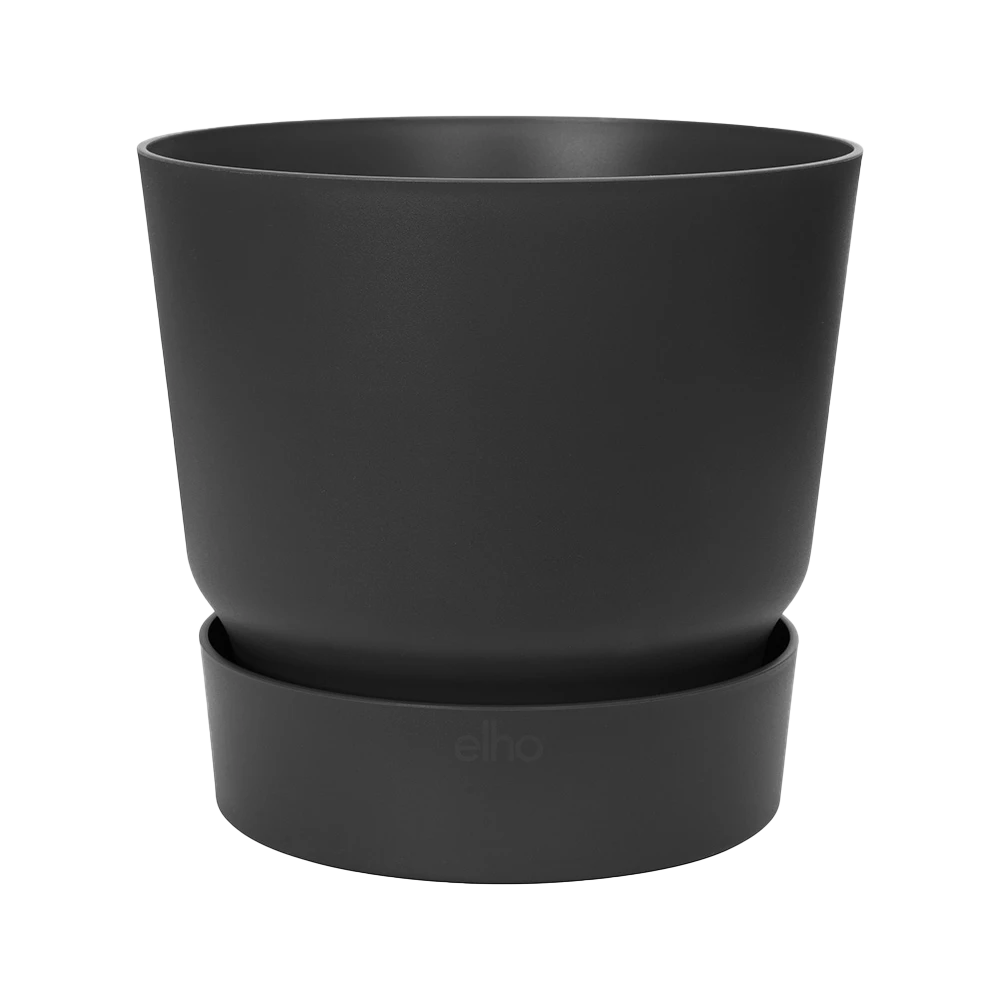 Elho Bloempot Greenville Rond 25cm - Living Black 3 Elho Bloempot Greenville Rond 25cm - Living Black