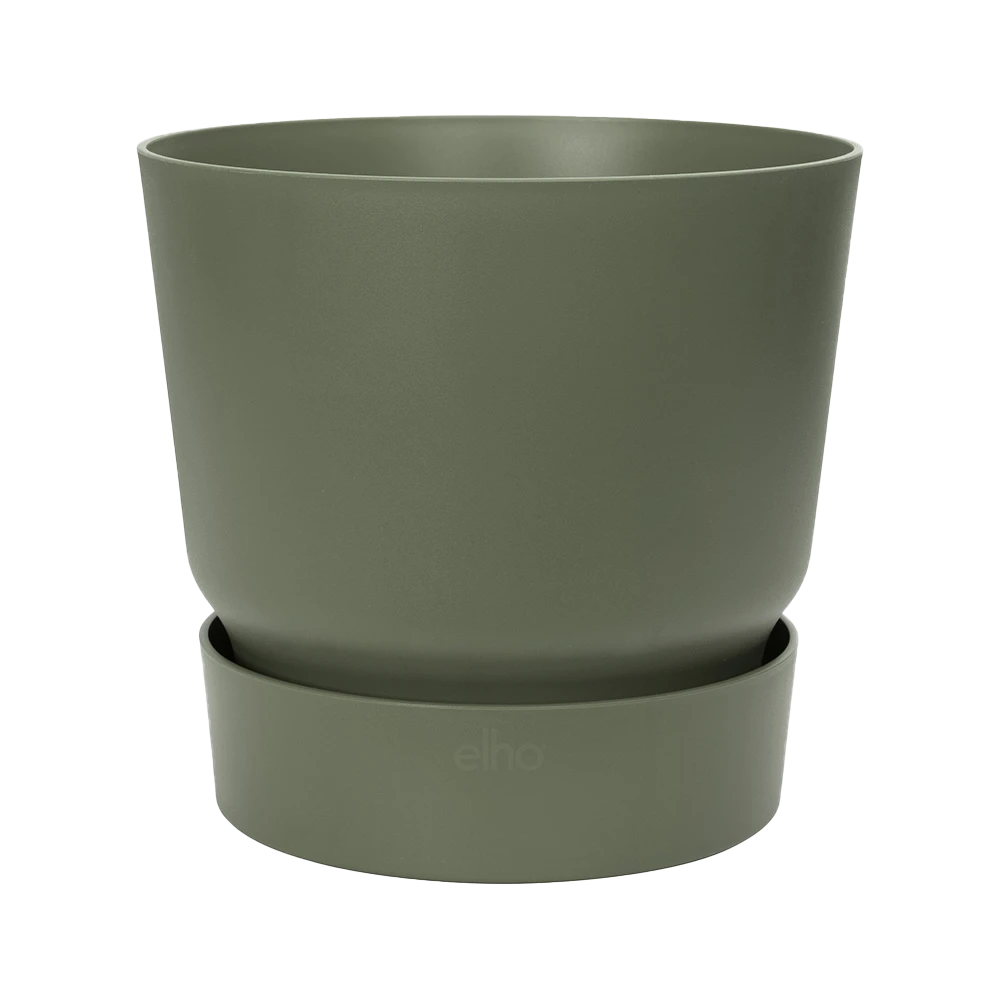 Elho Bloempot Greenville Rond 30cm - Bladgroen 3 Elho Bloempot Greenville Rond 30cm - Bladgroen