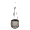 Hangpot Mira - D18 X H16cm - Wit 2 Hangpot Mira - D18 X H16cm - Wit -Natur Bloemen Winkel hangpot mira d18 h16cm industrieel wit hangpot 1