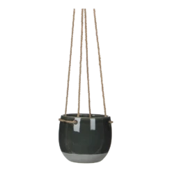 Hangpot Resa - D13,5 X H11,5cm - Donkergrijs