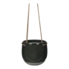 Hangpot Resa - D18,5 X H17cm - Donkergrijs -Natur Bloemen Winkel hangpot resa d18 5 x h17cm donkergrijs hangpot 1 1