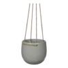 Hangpot Resa - D18,5 X H17cm - Lichtgrijs -Natur Bloemen Winkel hangpot resa d18 5 x h17cm lichtgrijs hangpot 1 1