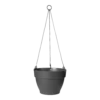 Elho Hangschaal Vibia Campana 26cm - Antraciet -Natur Bloemen Winkel hangschaal vibia campana 26cm antraciet hangpot antraciet 1 1