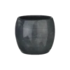 Bloempot Lester - D20 X H18cm - Donkerblauw -Natur Bloemen Winkel lester pot rond d blauw h18xd20cm bloempot 1 4