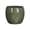 Bloempot Lester - D24 X H22cm - Groen 2 Bloempot Lester - D24 X H22cm - Groen -Natur Bloemen Winkel lester pot rond groen h22xd24cm bloempot 1 4