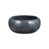 Plantenschaal Lester - D28 X H12cm - Donkerblauw -Natur Bloemen Winkel lester schaal rond d blauw h12xd28cm bloempot 1 1
