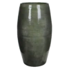 Bloempot Lester Hoog - D39 X H70cm - Groen 1 Bloempot Lester Hoog - D39 X H70cm - Groen -Natur Bloemen Winkel lester vaas rond groen h70xd39cm bloempot 1 4